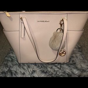 Michael Kors Jet Set Large Crossgrain Leather Tote